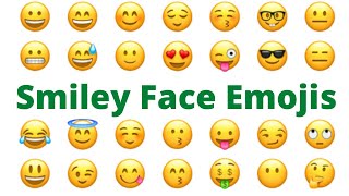 Learn Hindi and English words Meaning with Pictures  Smiley Face Emoji Name amp Meaning with Pictures [upl. by Einamrej]