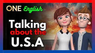 Talking about the USA  Improve Your English [upl. by Hamish798]