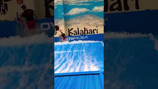 Kalahari Water Park FlowRider 😃 kalahari kalahariresort waterpark [upl. by Imotas]