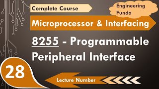 Programmable Peripheral Interface 8255 Basics Control Signals Block Diagram Control word amp Modes [upl. by Omarr]