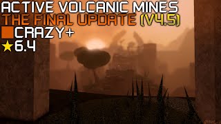 Roblox FE2 Community Maps  Active Volcanic Mines V45 UPDATE LowMid Crazy [upl. by Arriet392]