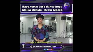 Bayonetta Lets Dance Boys Maiko Uchida  Actriz Mocap [upl. by Keligot]