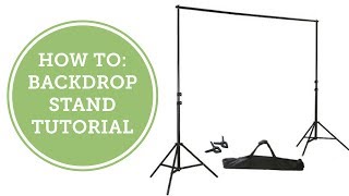 How To Backdrop Stand Tutorial  BalsaCirclecom [upl. by Elletnwahs113]