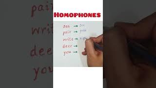 homophones  English grammar  homonyems  grammar  general knowledge [upl. by Ynatirb500]