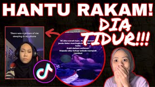 VIRAL HANTU RAKAM GAMBAR DIA TENGAH TIDUR TIKTOK FAMOUS 😱 afifahinsyirah [upl. by Hicks]