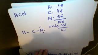 Estructura de Lewis HCN [upl. by Alyahsat]