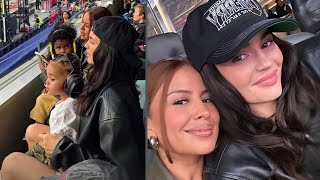 Kylie Jenner Posts New Photos with Son Aire as They Watch Monster Jam World Finals [upl. by Weiss290]