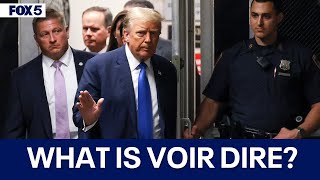 What is voir dire How the jurors in the Trump trial were selected [upl. by Wesley265]