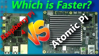 Atomic Pi vs Raspberry Pi 4  Whos Faster A Quick Benchmark of inexpensive SBCs [upl. by Adnilec]