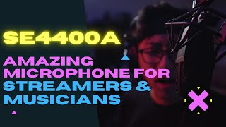 The SE4400a is great microphone for streamers and musicians Especially if youre both [upl. by Ennayelsel]