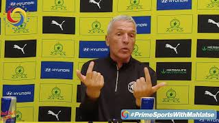 Cape Town Spurs coach Ernst Middendorp accepts 30 DStv Premiership defeat by Mamelodi Sundowns [upl. by Desmund]