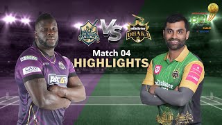 Chattogram Challengers vs Minister Group Dhaka  4th Match  Highlights  Season 8  BBPL 2022 [upl. by Maher]