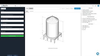 Wind Load Calculation for Tanks Silos Circular Bins using SkyCiv Load Generator ASNZS 11702 [upl. by Aiciruam108]