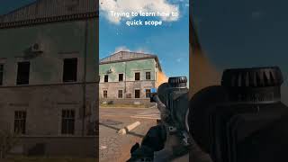 Quick Scope is easyNOT warzone callofduty quickscopes [upl. by Aennaej]