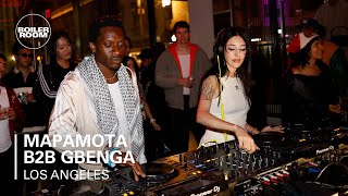 Mapamota B2B Gbenga  Boiler Room x Adidas Los Angeles [upl. by Ninazan356]