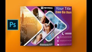 Business Brochure Design  Tutorial Photoshop [upl. by Jeanne]