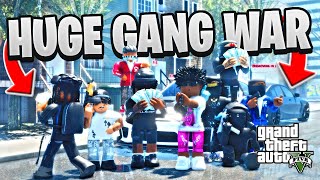 MY GANG HAD A HUGE WAR IN THIS BRONX 2 ROBLOX ROLEPLAY HOOD GAME [upl. by Ynohtnacram]