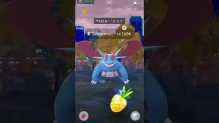 mega salamence 😱💪✅raid battle [upl. by Yarw]