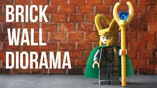 Brick Wall Diorama Tutorial EP01 [upl. by Ainna]