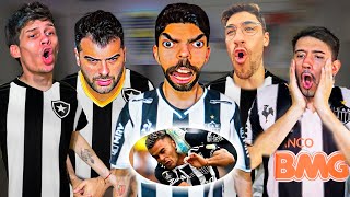 Botafogo CAMPEON 3 vs Atl Mineiro 1  Reacciones de Amigos  Copa Libertadores 2024  FINAL [upl. by Fawcette]