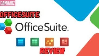 OfficeSuite Review Demo  Tutorial I Create documents sheets slides PDFs amp email on any device [upl. by Nywra]