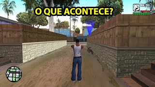 O que acontece se você NÃO MEXER O CJ no início do GTA San Andreas VÍDEO FALSO [upl. by Jonathan900]