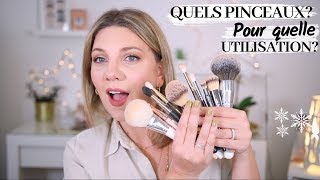 PINCEAUX DE MAQUILLAGE  MES INDISPENSABLES amp LEUR UTILISATION Le Guide  MimiXmas [upl. by Nanis142]