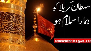 Sultane Karbala Ko Hamara Salam Ho Muharram 2018 BAQAR ALI [upl. by Kearney]