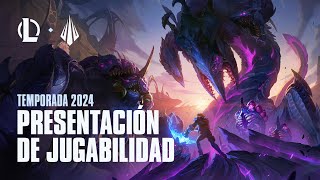 Temporada 2024 presentación de jugabilidad  League of Legends [upl. by Tnarg779]