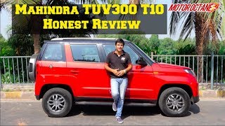 Mahindra TUV300 T10 Review  MotorOctane [upl. by Wandy]