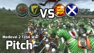 Medieval 2 Total War Online Battles 230 2v2 Live  Irish Rush [upl. by Evan]