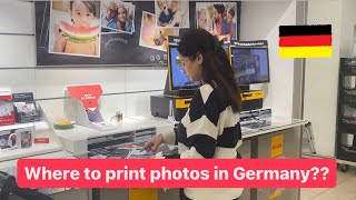 Where to print photos in Germany Rossmann  Newcomer in Germany [upl. by Gunther]