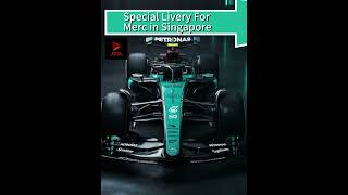 Mercedes REVEAL SPECIAL LIVERY For Singapore 🇸🇬 F1 f1 formula1 [upl. by Kile676]