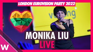 Monika Liu quotSentimentaiquot Lithuania 2022 LIVE  London Eurovision Party [upl. by Gussi]