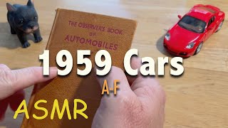 Flipping through vintage automobiles book 🚖 🕰️📙  softspoken relaxing ASMR lofi [upl. by Annyrb]