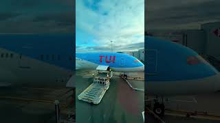 TUI B787 Parked in Gatwick Airport boeing aviation travel [upl. by Solorac]