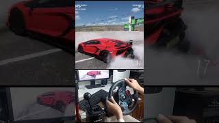 Drag Race with Lamborghini Aventador SVJ 🤩 shorts littlerohibhai [upl. by Ednalrym]