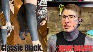 Remy reacts to Blackout Tattoos 30 ink inked tattoo [upl. by Clarisse]