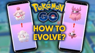 HOW TO EVOLVE SPRITZEE amp SWIRLIX in POKEMON GO shorts [upl. by Anaitsirc]