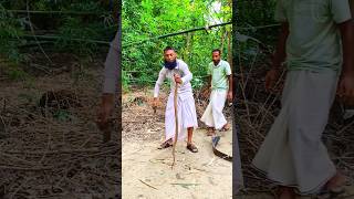 The man was able to catch the snake with binbasin rescue snake kingcobra part4 [upl. by Charry]