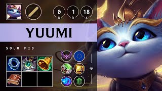 Yuumi Mid vs Syndra  EUW Master Patch 1418 [upl. by Tuesday711]