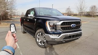 2022 Ford F150 King Ranch SuperCrew Start Up Walkaround POV Test Drive and Review [upl. by Lillian126]