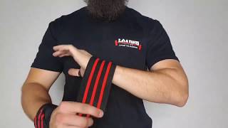 Tutorial How to wrap Inzer Wrist Wraps [upl. by Nahtnahoj510]