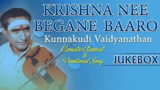 Carnatic Classical And Devotionals Songs  Krishna Nee Begane  Instrumental Music [upl. by Fin]