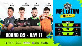 MPL LATAM S2 Regular Season  Round 5 Day 11  Mobile Legends Bang Bang MPLLA ES [upl. by Ttenaj758]