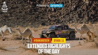 Extended highlights of Stage 11 presented by Aramco  Dakar2024 [upl. by Cattier]