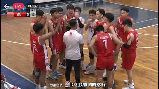 Arellano university vs San BEda university set 2 junior volleyball ncaaseason99 [upl. by Hillari]