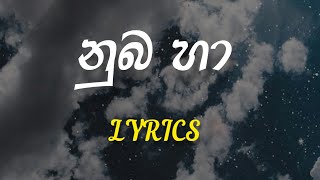 numba ha lyrics නුඹ හා DILU beats [upl. by Bernt]