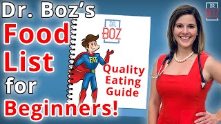 Keto Food List for Beginners the ultimate eating guide  Dr Boz [upl. by Annyl]