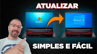 COMO ATUALIZAR DO WINDOWS 7 PRO WINDOWS 10 DE GRAÇA  ATUALIZADO 2023 [upl. by Gruver129]